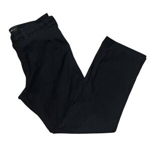 Eddie Bauer Travex Pants Mens 36x32 Black Stretch Performance Hiking Zip Pockets